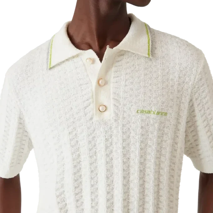 Tennis-Bouclé-Poloshirt