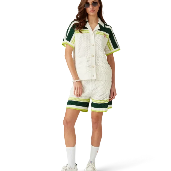 Tennis-Häkel-Shorts