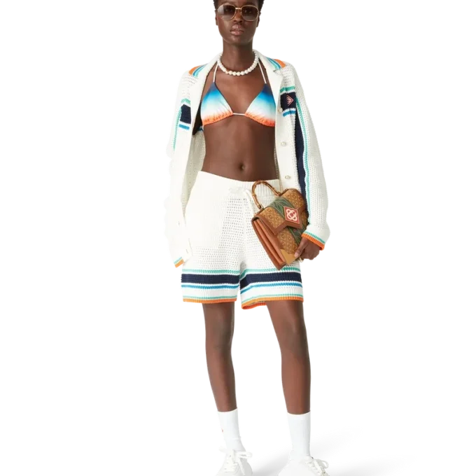 Tennis-Häkel-Shorts