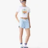 Tennis Landscape Ringer Baby-T-Shirt mit kurzen Ärmeln