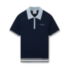 Tennis-Poloshirt aus Merinostrick
