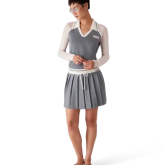 Tennisrock aus Merinostrick