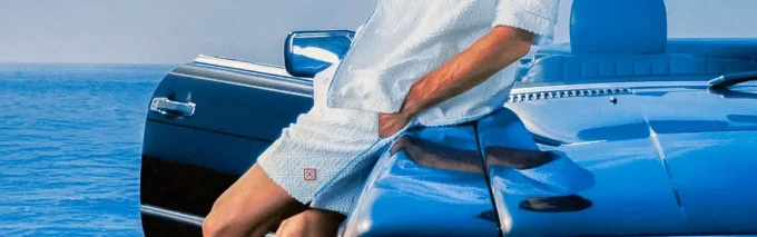 Herren-Sneaker Atlantis in Weiß und Chrom