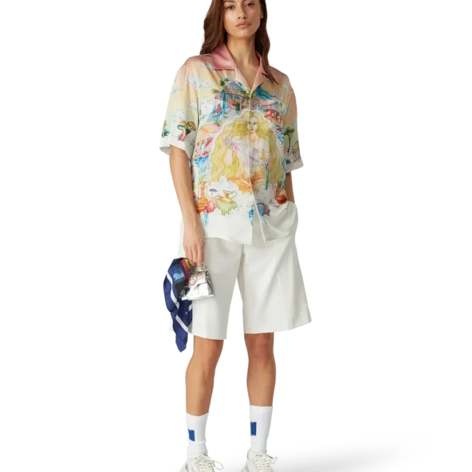 The Road to Knowledge Kurzarm-Seidenhemd The Road to Knowledge Kurzarm-Seidenhemd