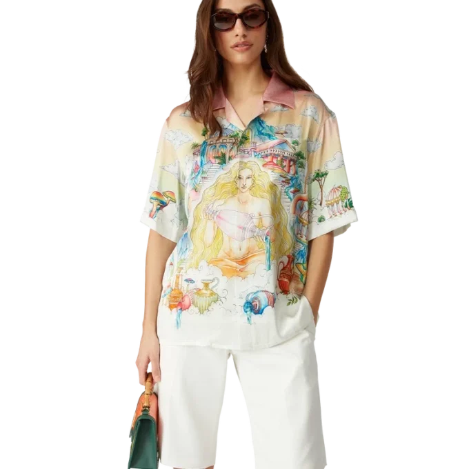 The Road to Knowledge Kurzarm-Seidenhemd The Road to Knowledge Kurzarm-Seidenhemd