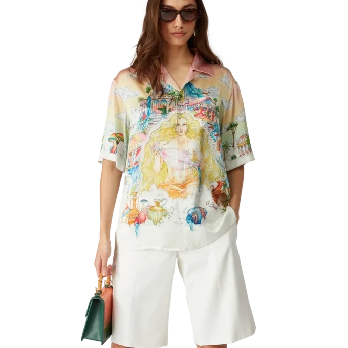 The Road to Knowledge Kurzarm-Seidenhemd The Road to Knowledge Kurzarm-Seidenhemd