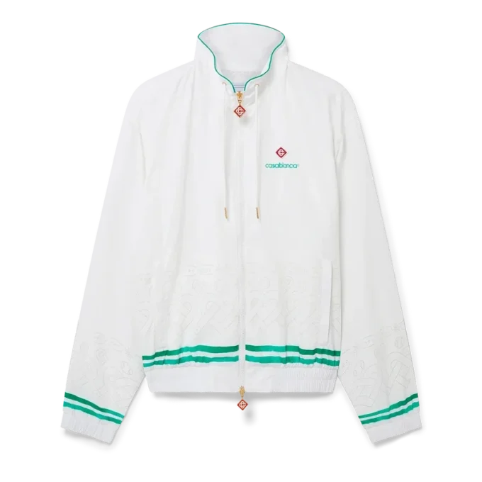 Trainingsjacke mit Laserdetails Trainingsjacke mit Laserdetails