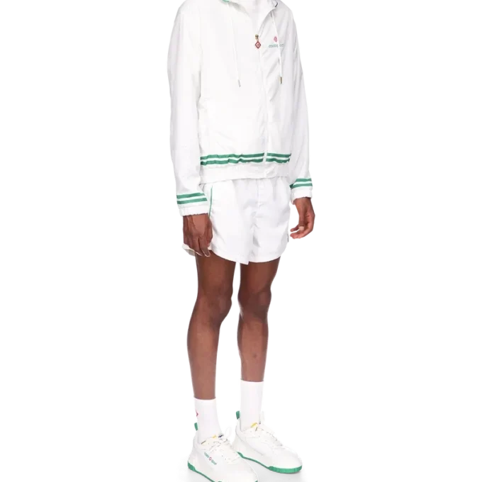 Trainingsjacke mit Laserdetails Trainingsjacke mit Laserdetails