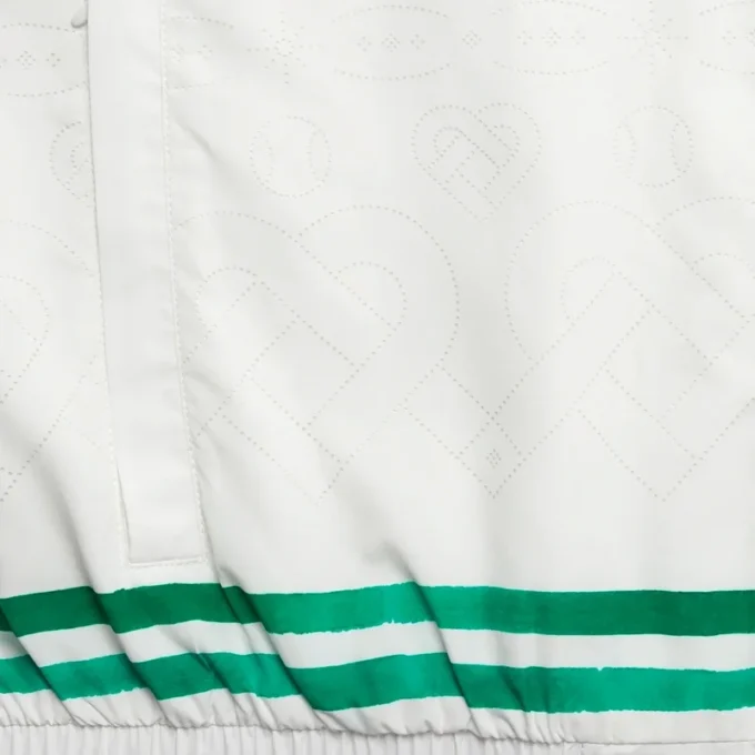 Trainingsjacke mit Laserdetails Trainingsjacke mit Laserdetails