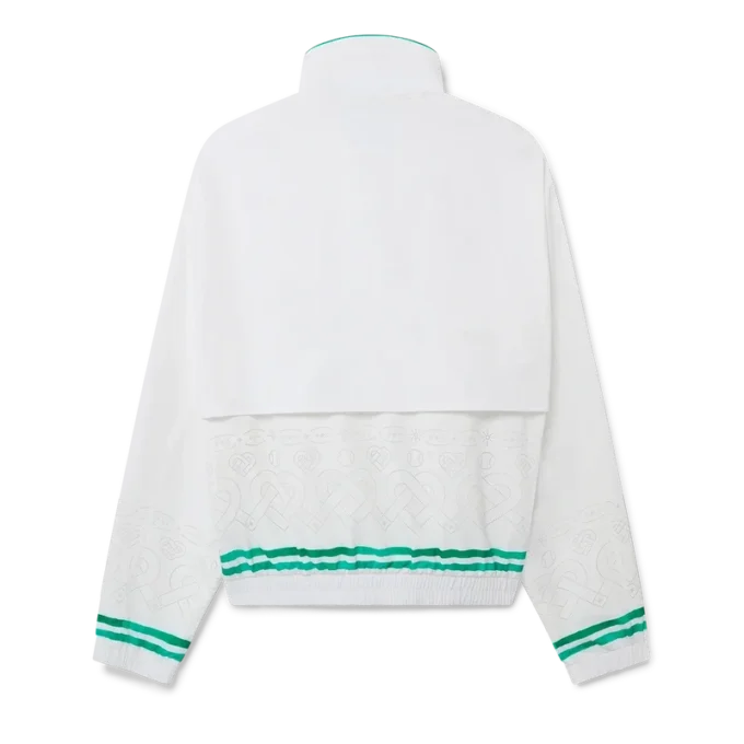 Trainingsjacke mit Laserdetails Trainingsjacke mit Laserdetails