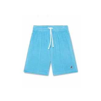 Velours-Streifen-Shorts