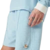Velours-Streifen-Shorts