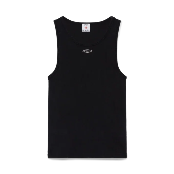 Verwaschenes geripptes Tanktop