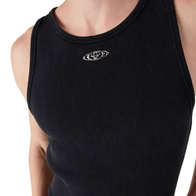 Verwaschenes geripptes Tanktop