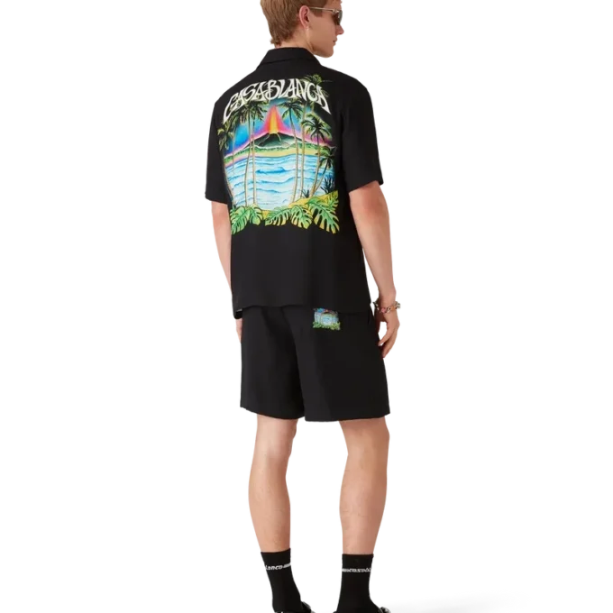 Volcano Jacquard-Seidenshorts Volcano Jacquard-Seidenshorts