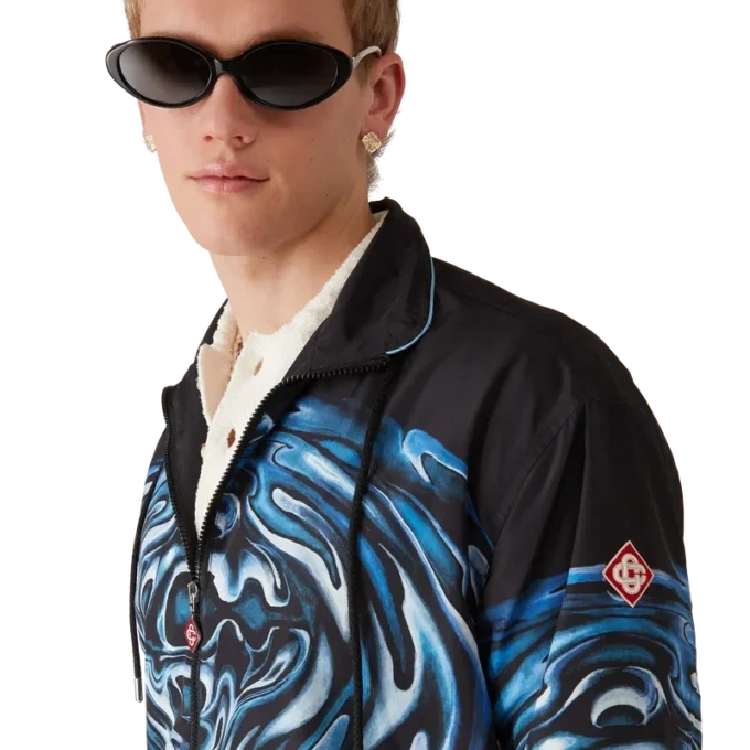 Warped Logo Ripple Windjacke