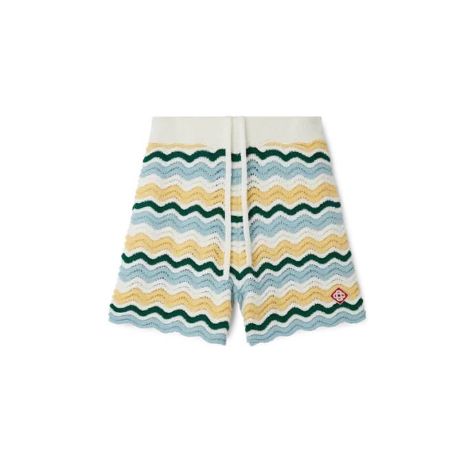 Wavy Boucle Shorts