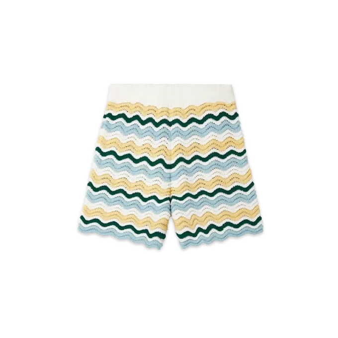 Wavy Boucle Shorts