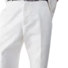 Weiße Chino-Hose mit Monogramm