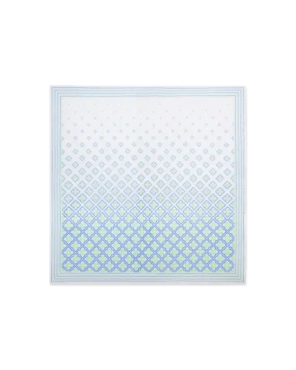 Weißer Pareo mit Degradé-Monogramm