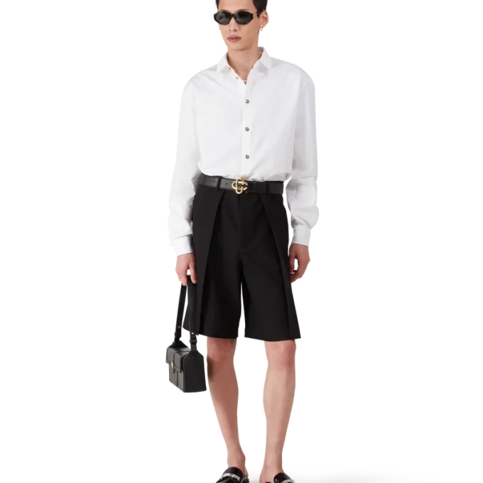 Weißes Baumwollhemd Weißes Baumwollhemd