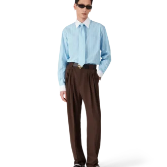 Wollhose mit fünf Bundfalten