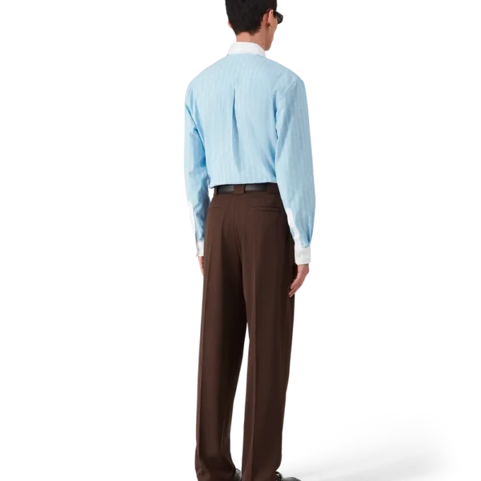 Wollhose mit fünf Bundfalten