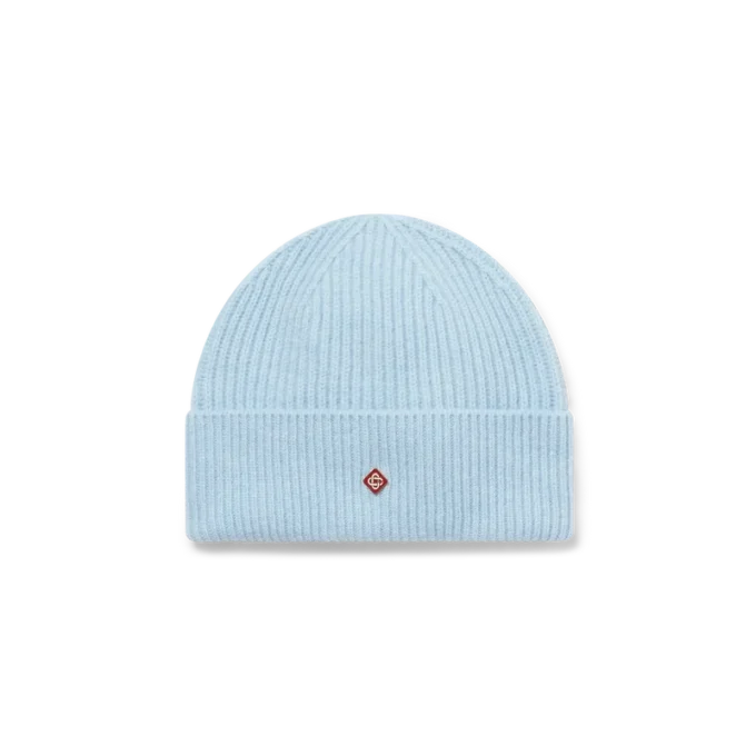 Wollmütze mit Rippmuster