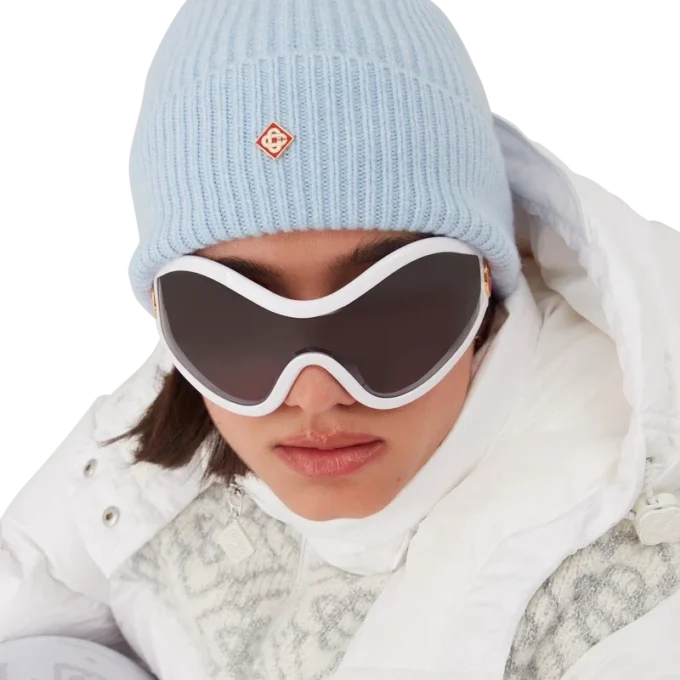 Wollmütze mit Rippmuster